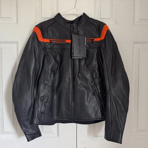 Harley-Davidson Women's Capitol Triple Vent System 2.0 Leather Riding Jacket - L - Picture 1 of 6